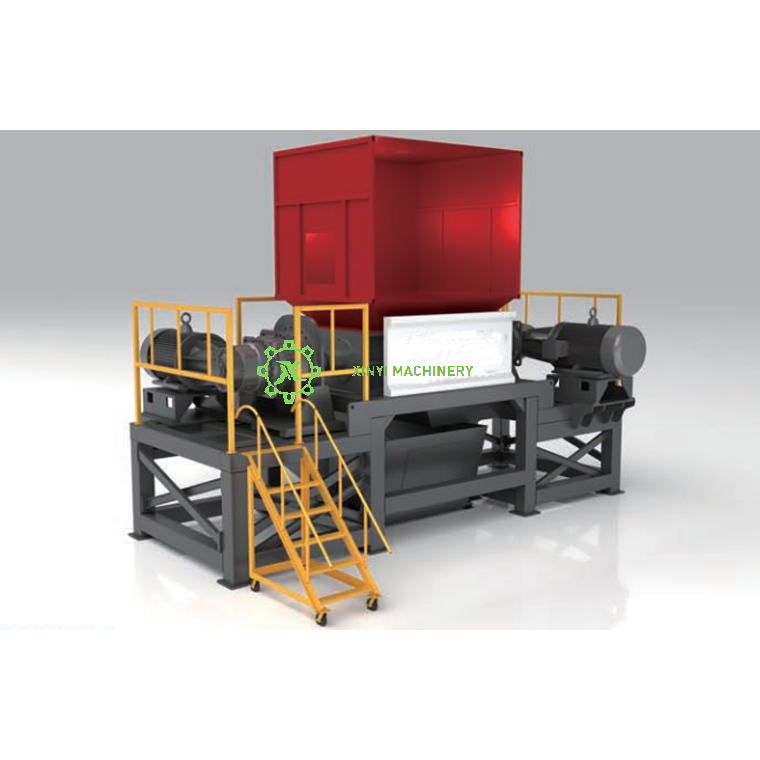 آلة تقطيع النفايات الصلبة البلدية والنفايات المنزلية الحضرية